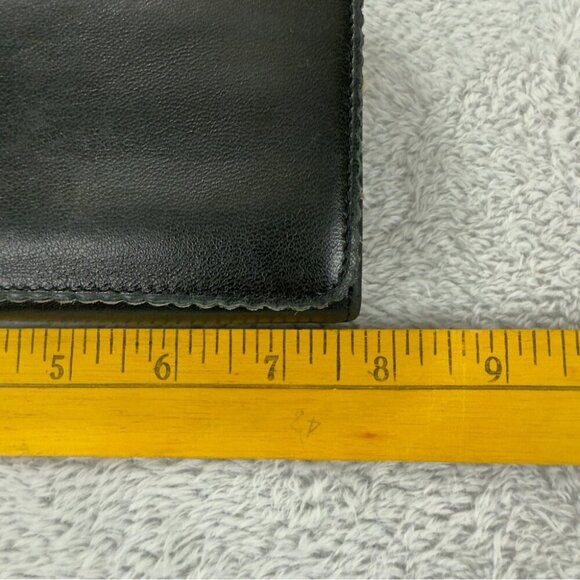 LOEWE Anagram Leather Bifold Long Wallet Black - Picture 13 of 15